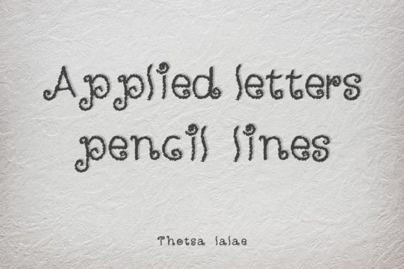 Applied Letters Font