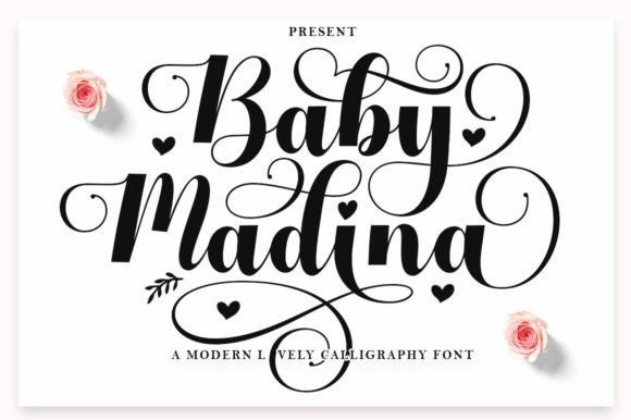 Baby Madina: A Stylish Script Font