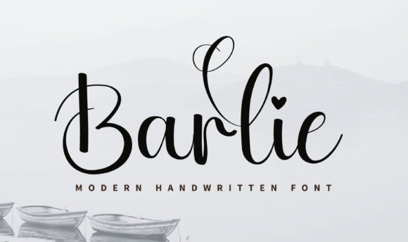 Barlie: Elegant Script Font for Craft Creators