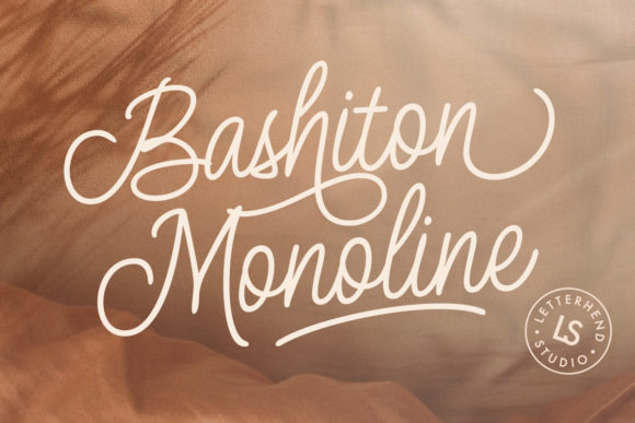 Bashiton Monoline: A Vintage Script Font