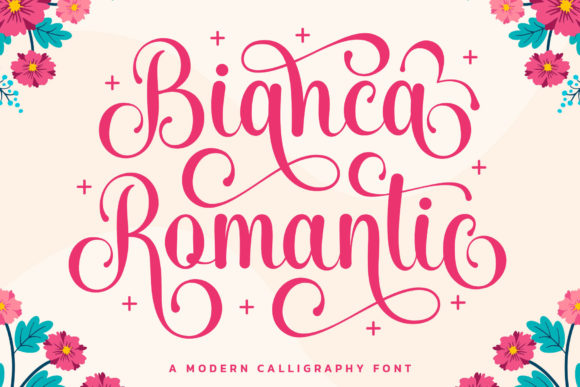 Bianca Romantic Font: Elegant Script for Creative Projects
