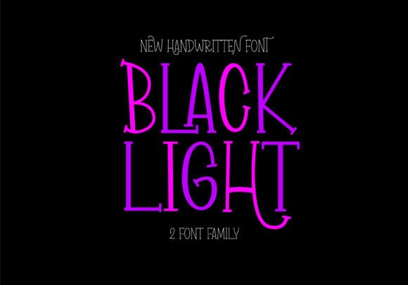 Black Light Font Review