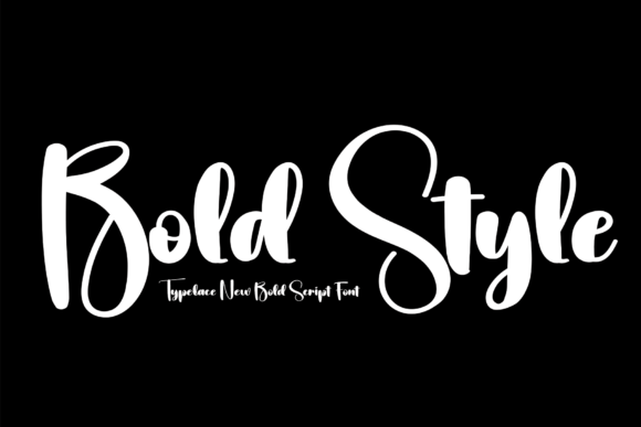 Bold Style Font for Editorial Design