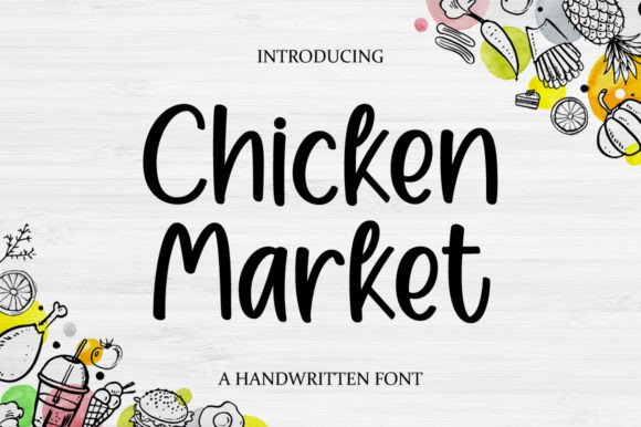 Chicken Market Font for Creative Makers