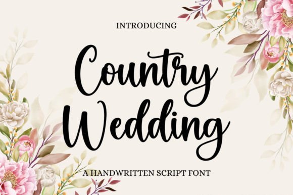 Country Wedding Font Review