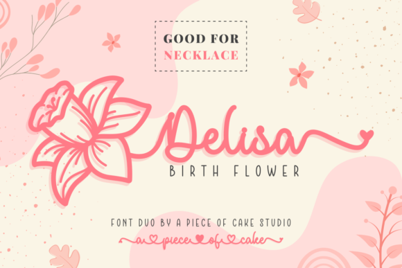 Delisa Birth Flower Duo Font Review