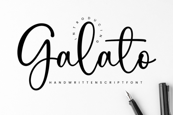 Galato: A Delicate Script Font