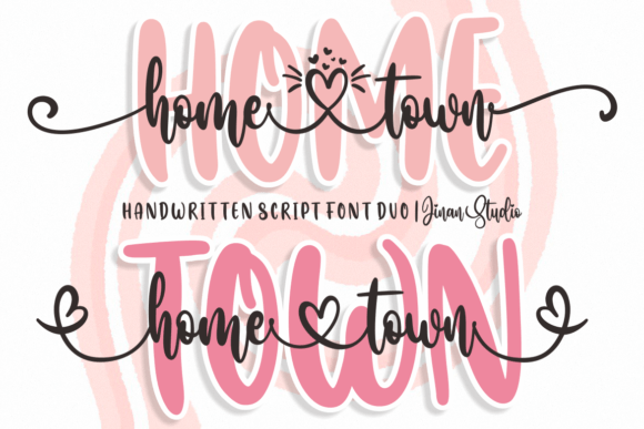 Home Town Duo Font: Elegant Typography for Digital Marketing