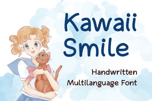 Kawaii Smile: A Cute Font for Creative Projects