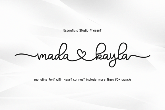 Mada Kayla: A Stylish Script Font