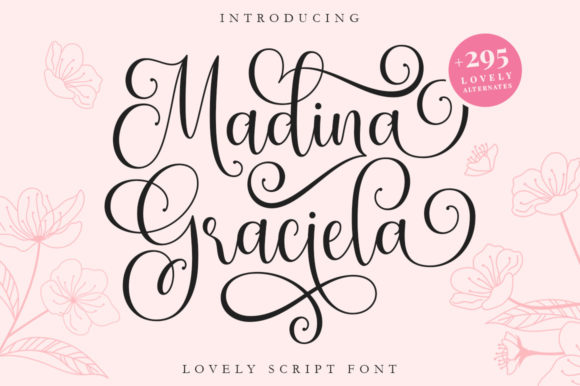 Madina Graciela: A Romantic Script for Modern Design
