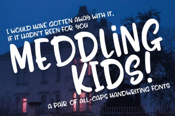 Meddling Kids Font: A Crafter’s Delight