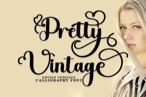 Pretty Vintage Font: Elegant Script for Designers