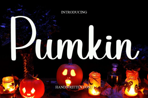 Pumkin Font: Handwritten Charm for Crafts