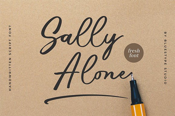 Sally Alone: A Font for Business Elegance