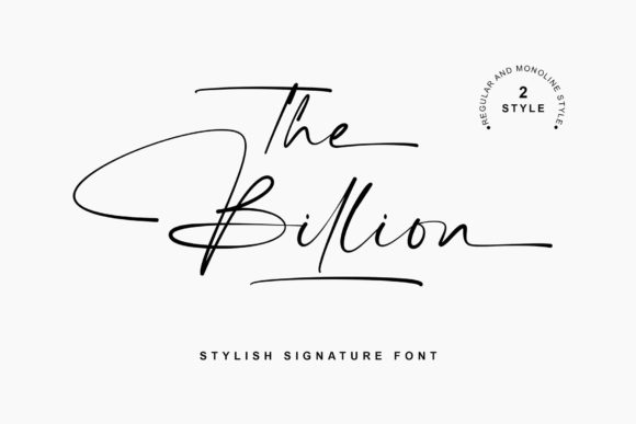 The Billion: A Font That Elevates Your Brand