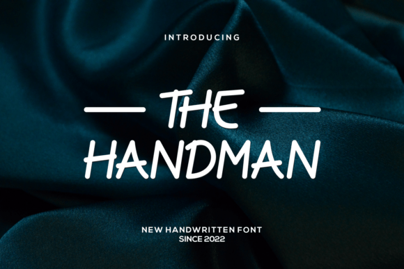 The Handman Font: A Bold Handwritten Typeface