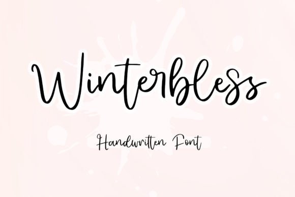 Winterbless: A Romantic Font for Creative Campaigns